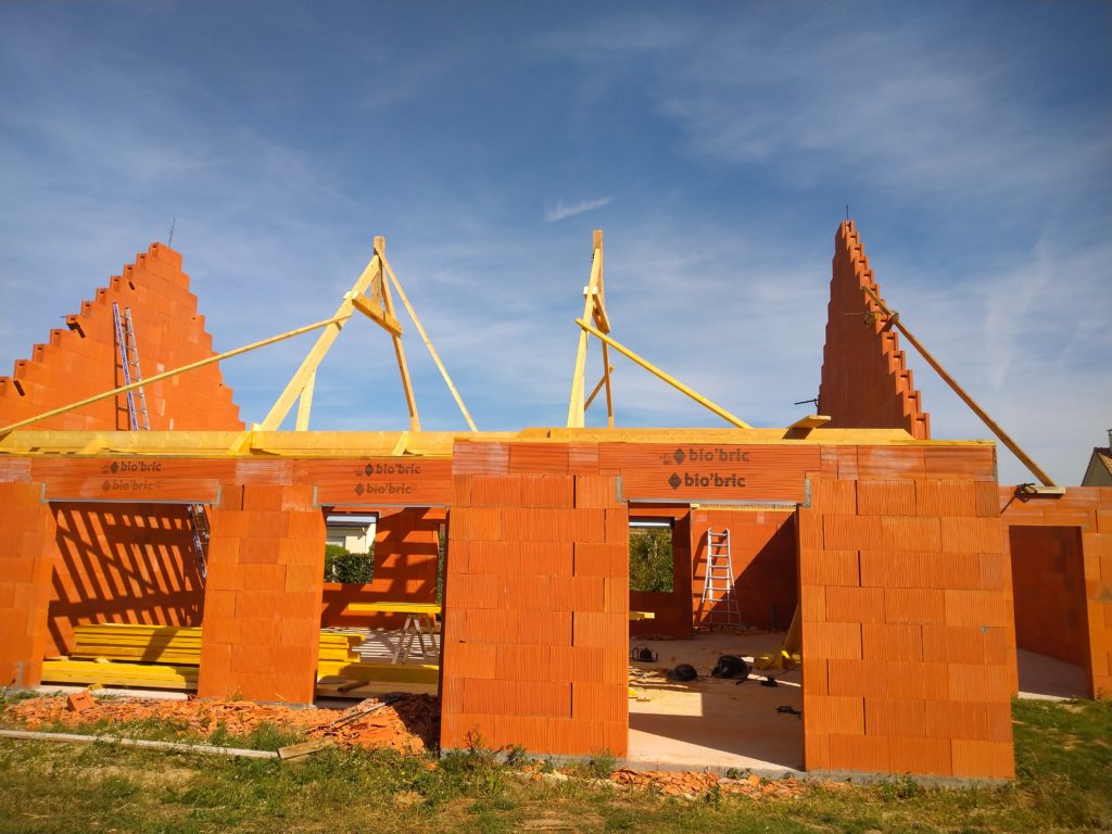 Création charpente à Bernay par James Lemarié