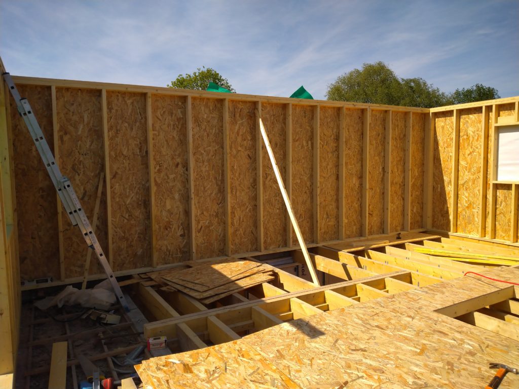 création maison en ossature bois par James Lemarié