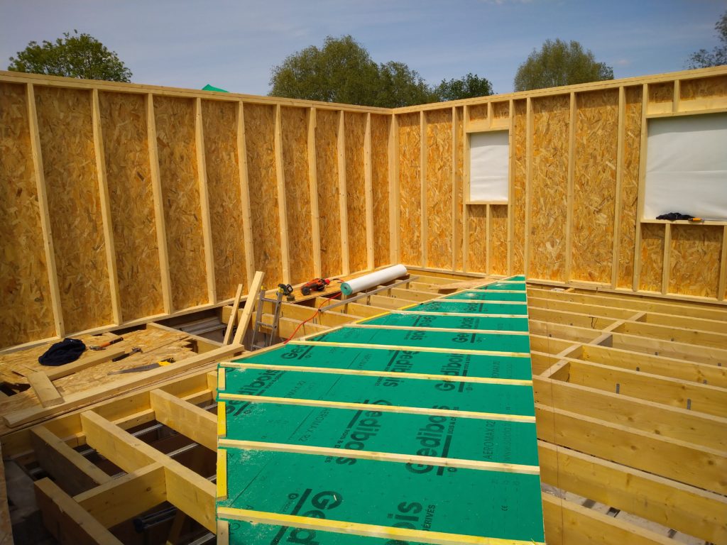 création maison en ossature bois par James Lemarié